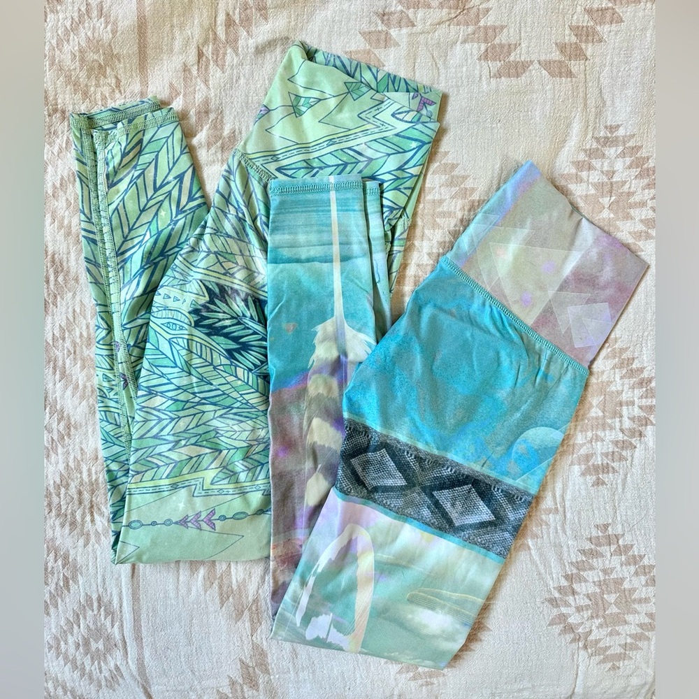 Teeki Yoga Pants - 2 pairs sold together, Size Small